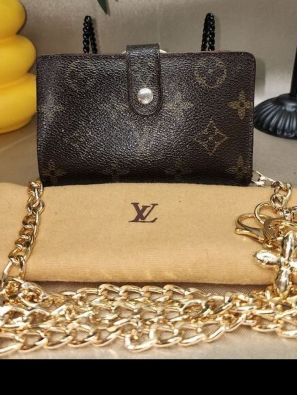 Louis Vuitton French Kiss Snap Wallet W/ Authentic Dust Bag AND COA